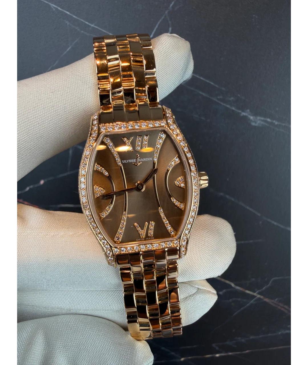 Ulysse Nardin Золотые часы из розового золота, фото 2