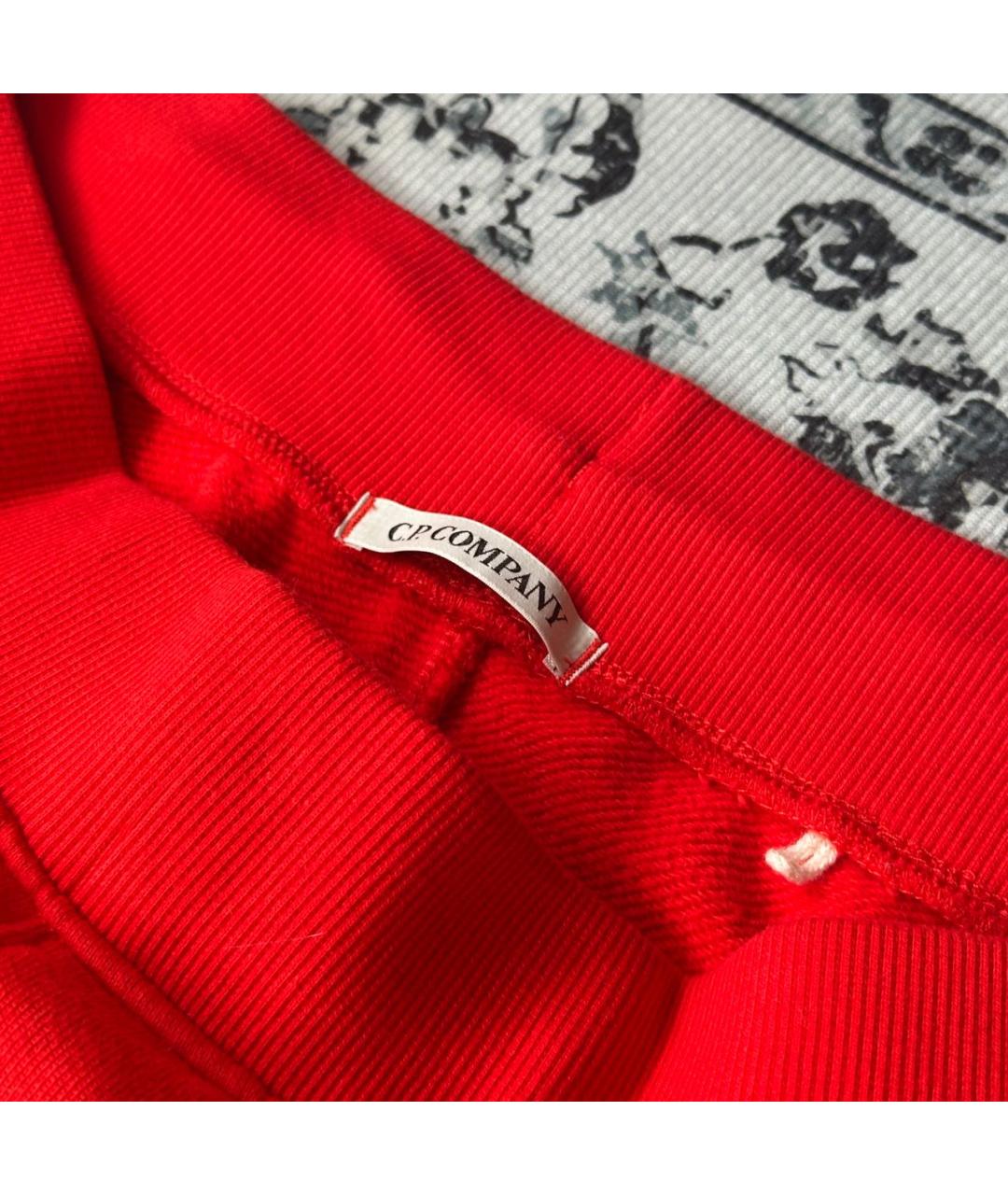 CP COMPANY Красные хлопковые брюки чинос, фото 4