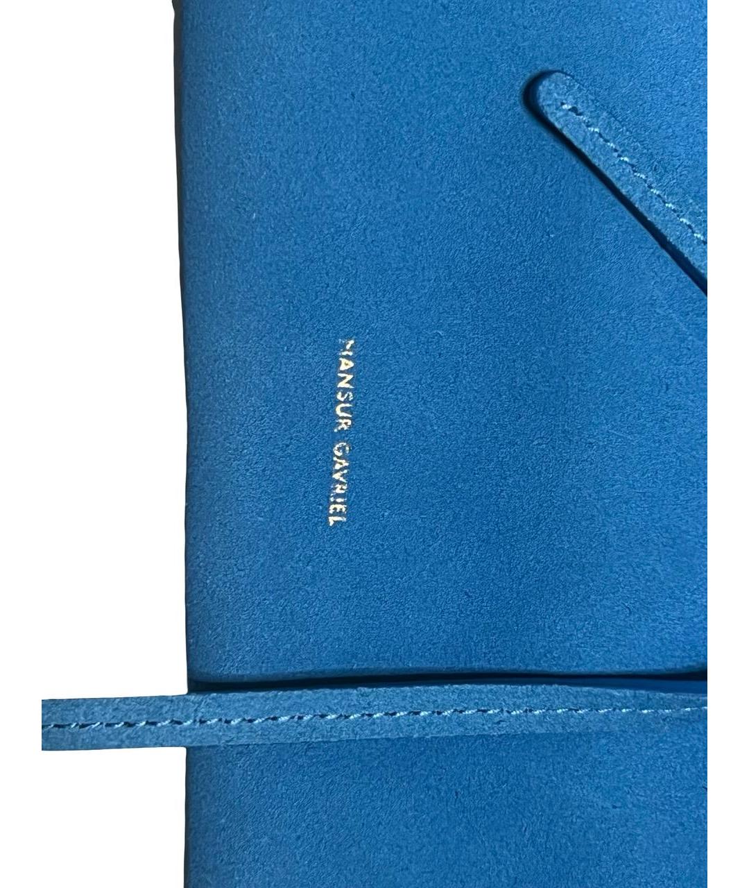 MANSUR GAVRIEL Бирюзовый рюкзак, фото 4