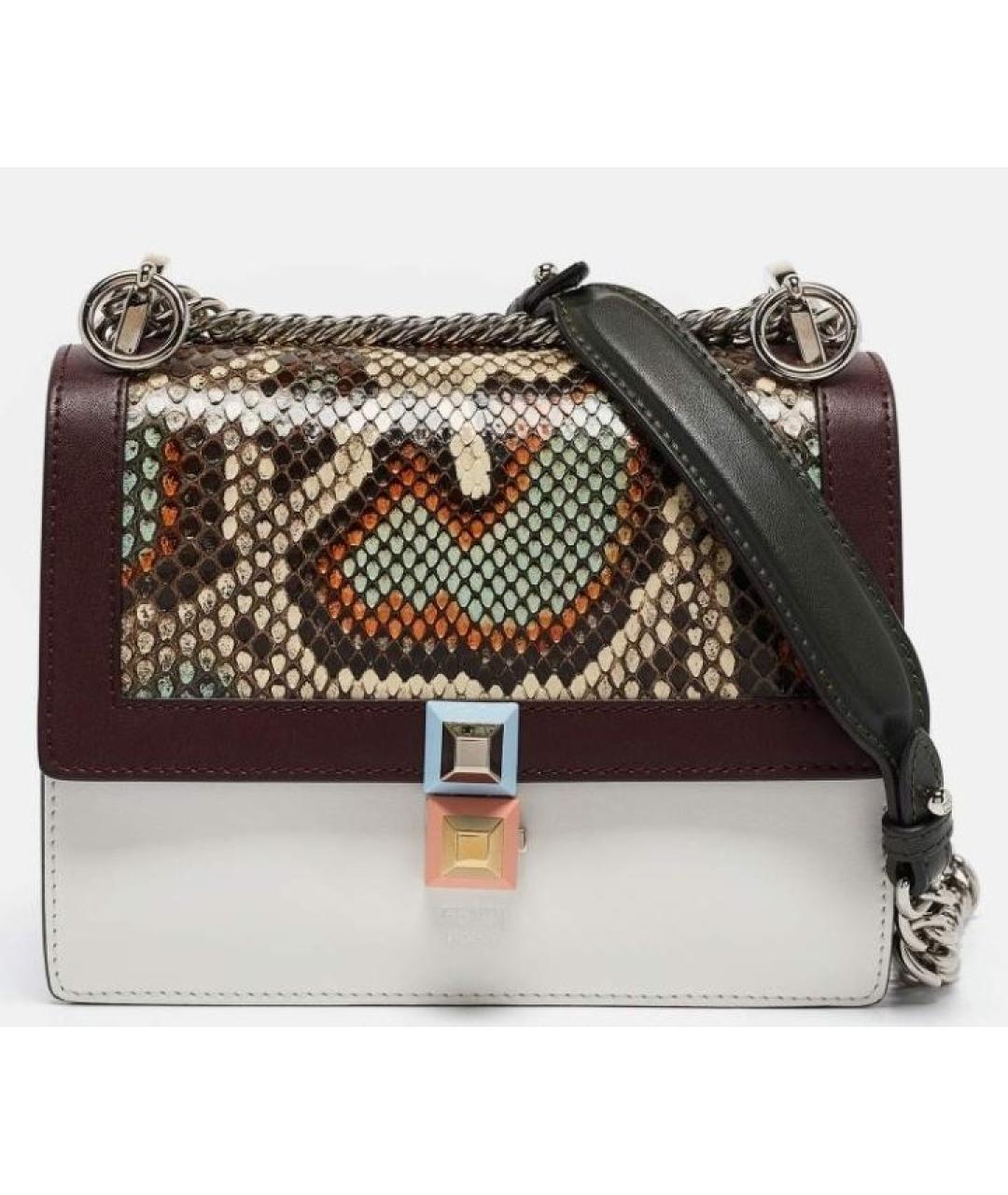 FENDI Сумка через плечо из экзотической кожи, фото 2