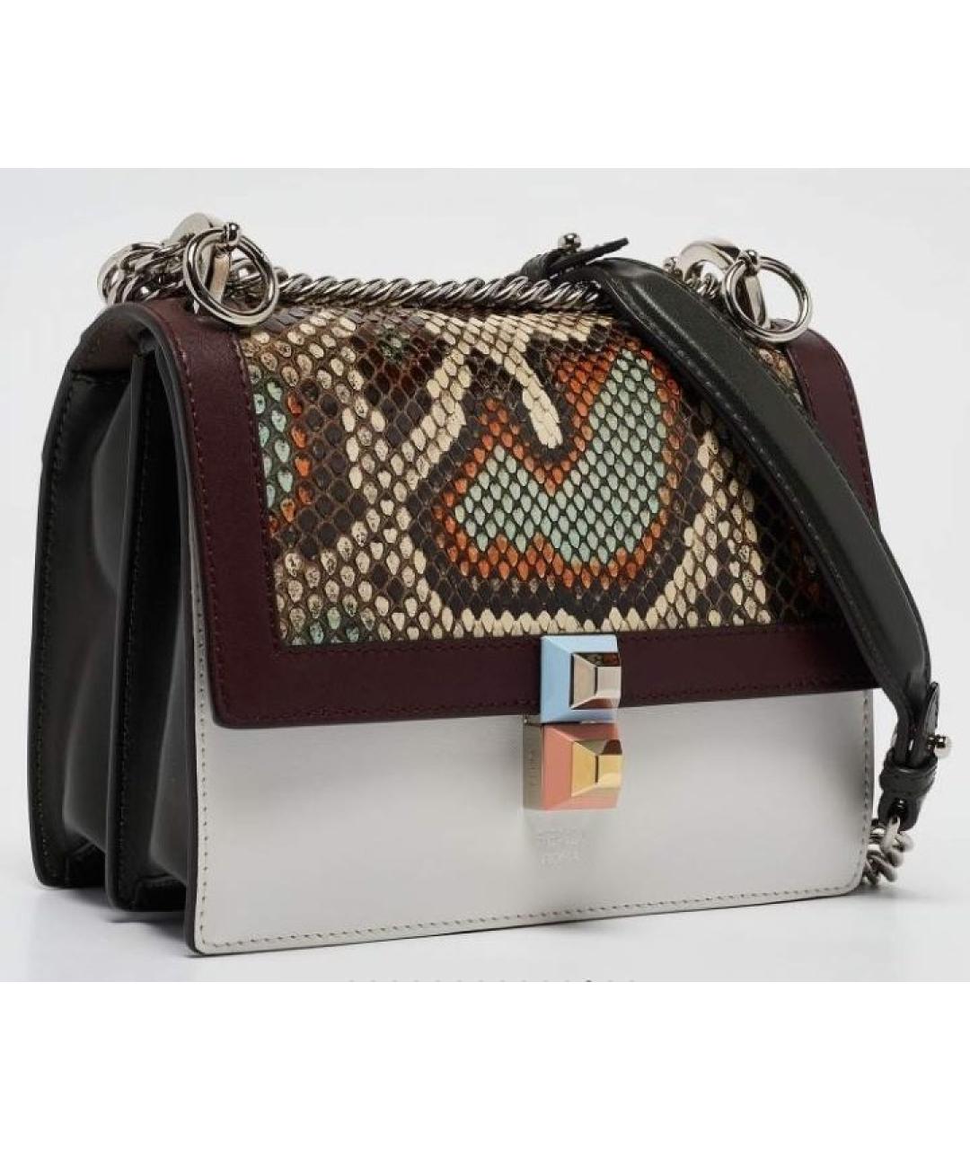 FENDI Сумка через плечо из экзотической кожи, фото 6