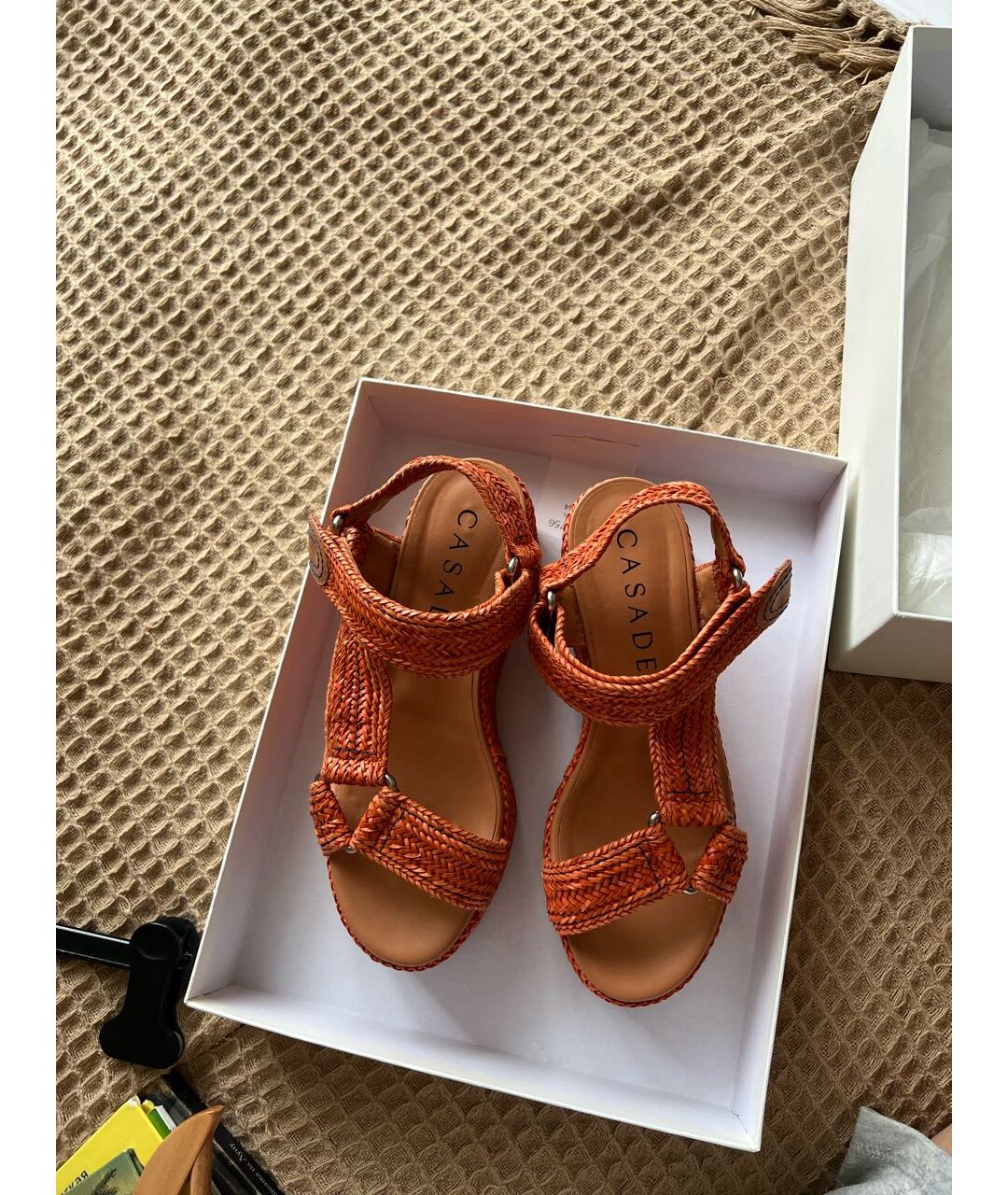 CASADEI Оранжевое сандалии, фото 3