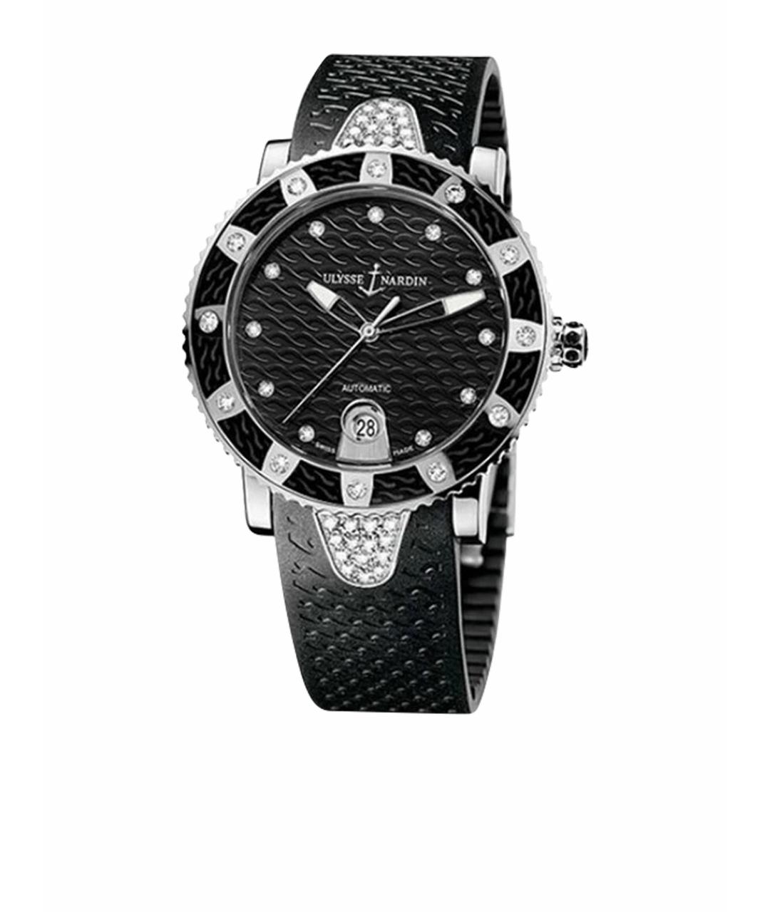 Ulysse Nardin Черные металлические часы, фото 1