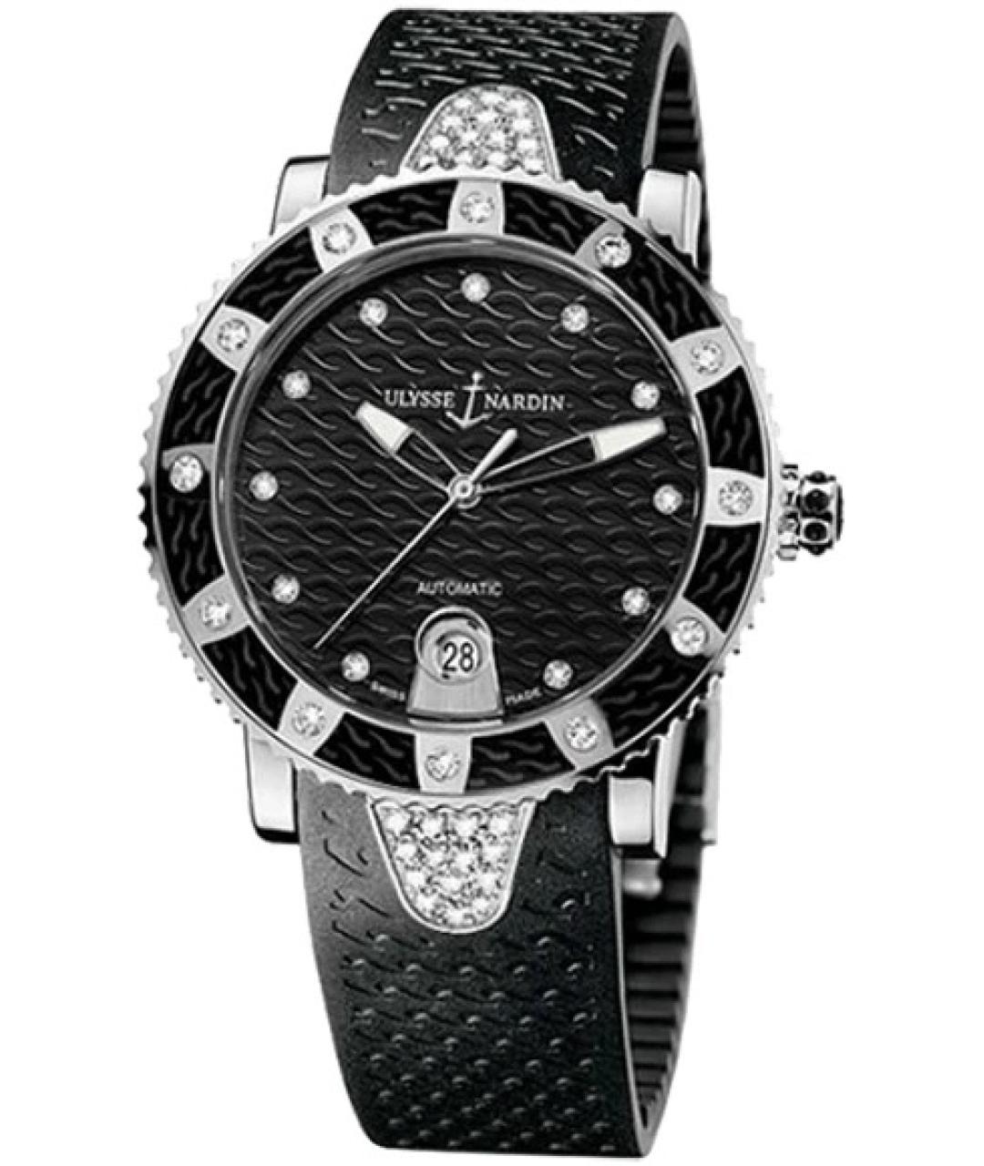 Ulysse Nardin Черные металлические часы, фото 8