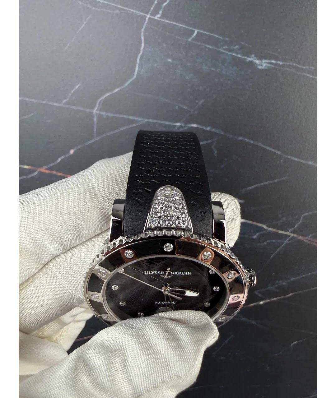 Ulysse Nardin Черные металлические часы, фото 5