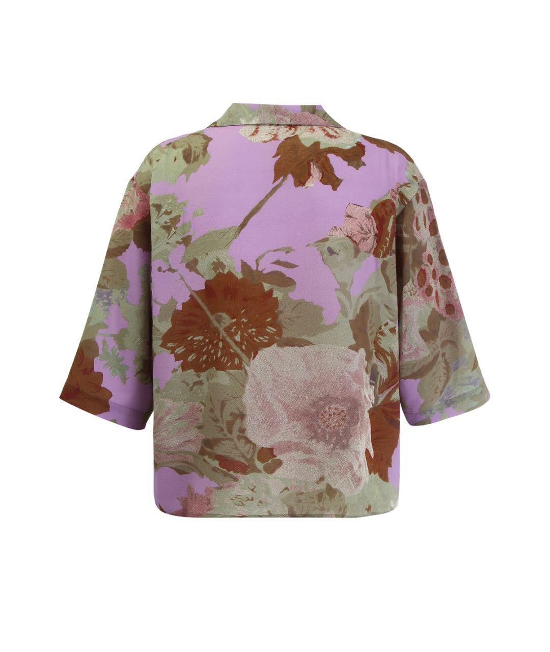 DRIES VAN NOTEN Мульти полиэстеровая рубашка, фото 2