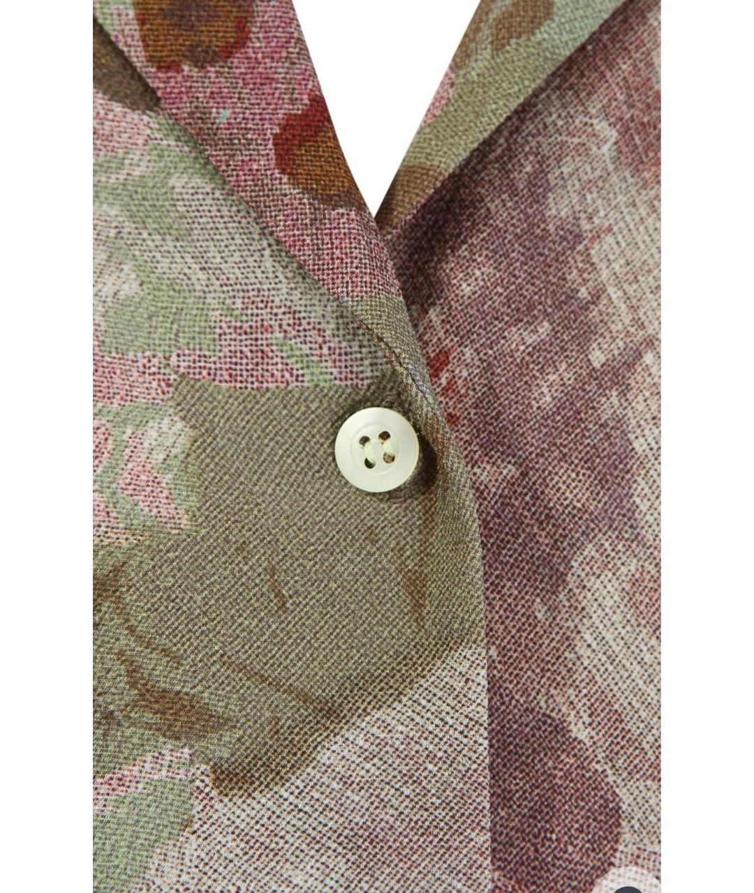 DRIES VAN NOTEN Мульти полиэстеровая рубашка, фото 3