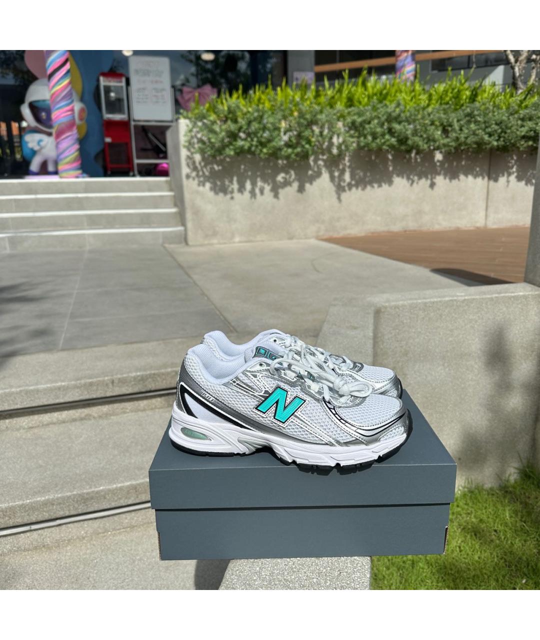 NEW BALANCE Бирюзовые кроссовки, фото 2