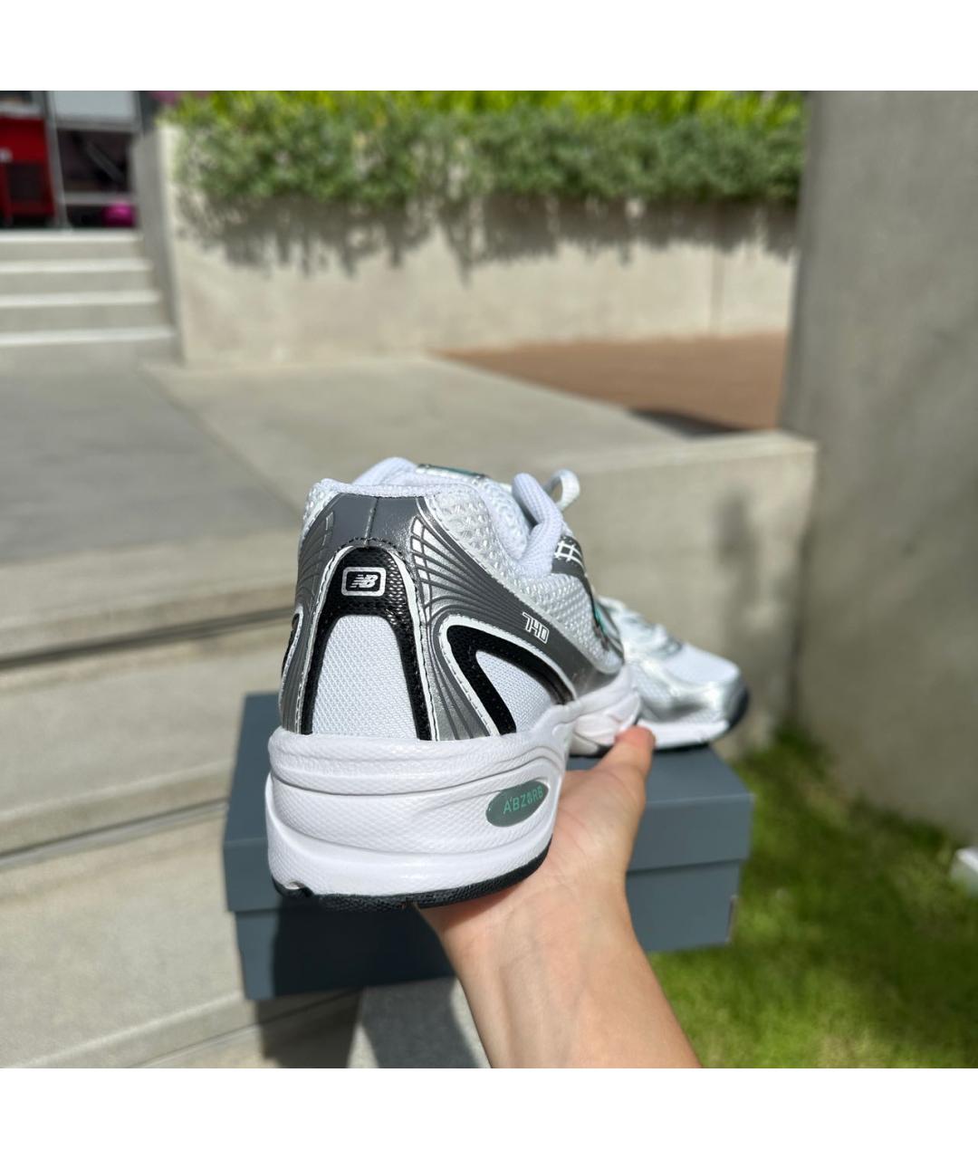 NEW BALANCE Бирюзовые кроссовки, фото 7