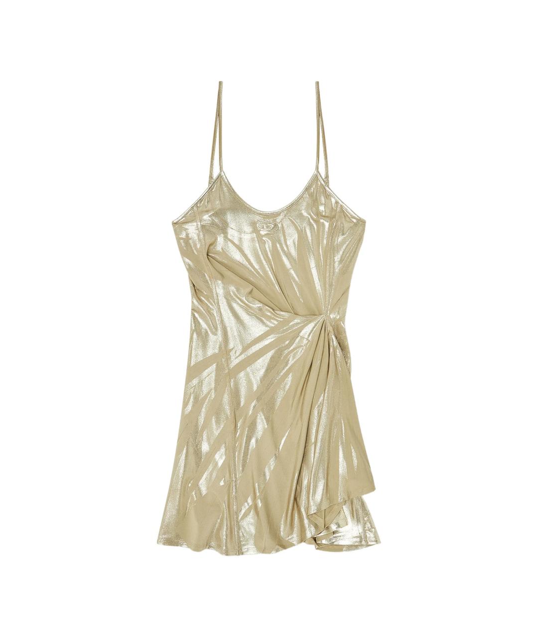 DIESEL Бежевое коктейльное платье, фото 1