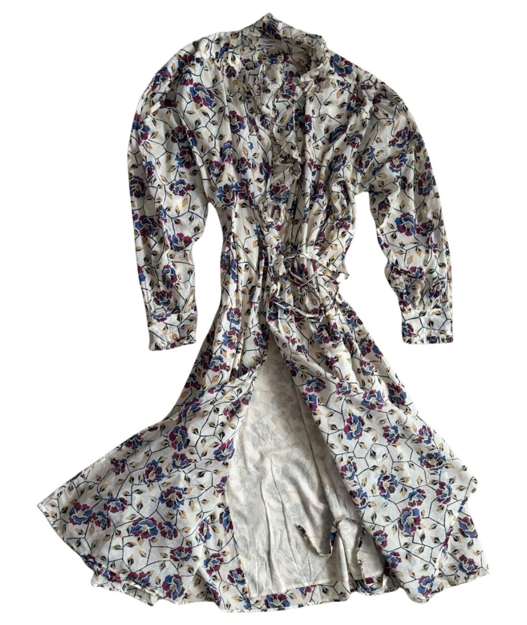 ISABEL MARANT ETOILE Бежевое хлопковое повседневное платье, фото 1