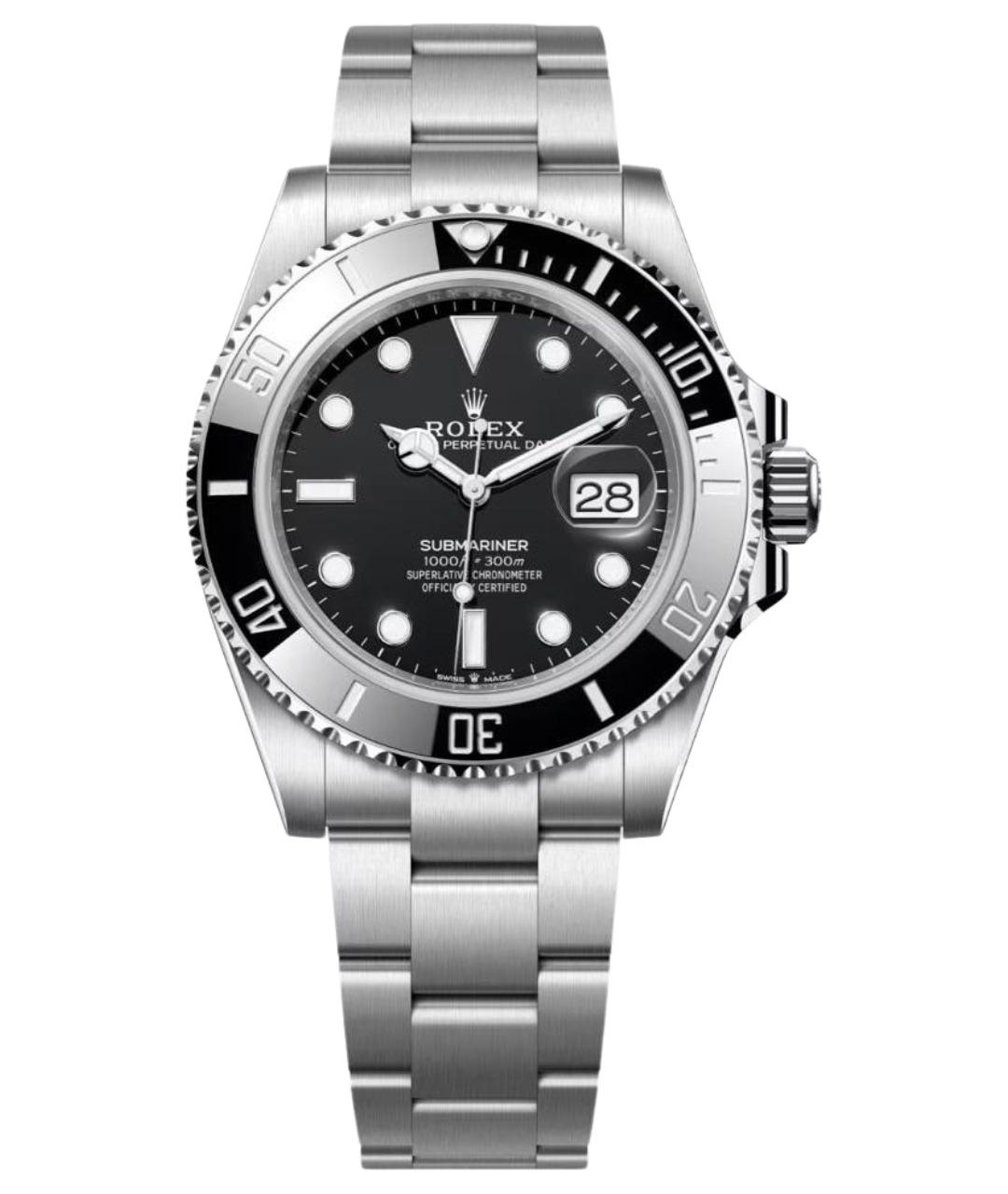 ROLEX Серебряные часы, фото 1