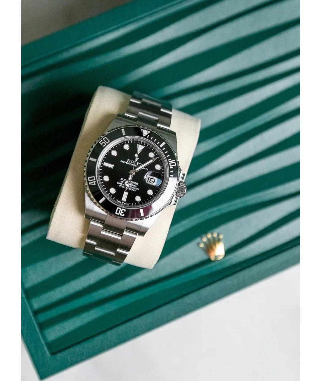 ROLEX Серебряные часы, фото 3