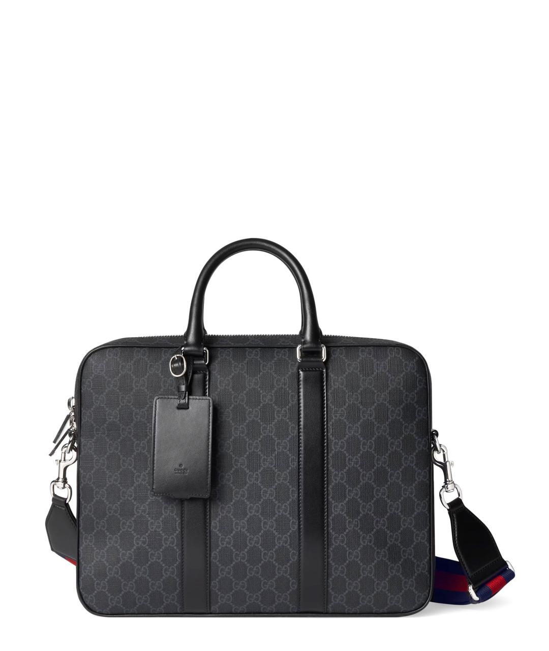 GUCCI Черный портфель, фото 1