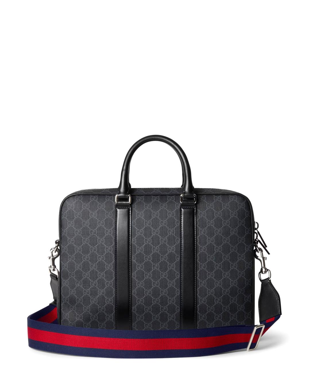 GUCCI Черный портфель, фото 2
