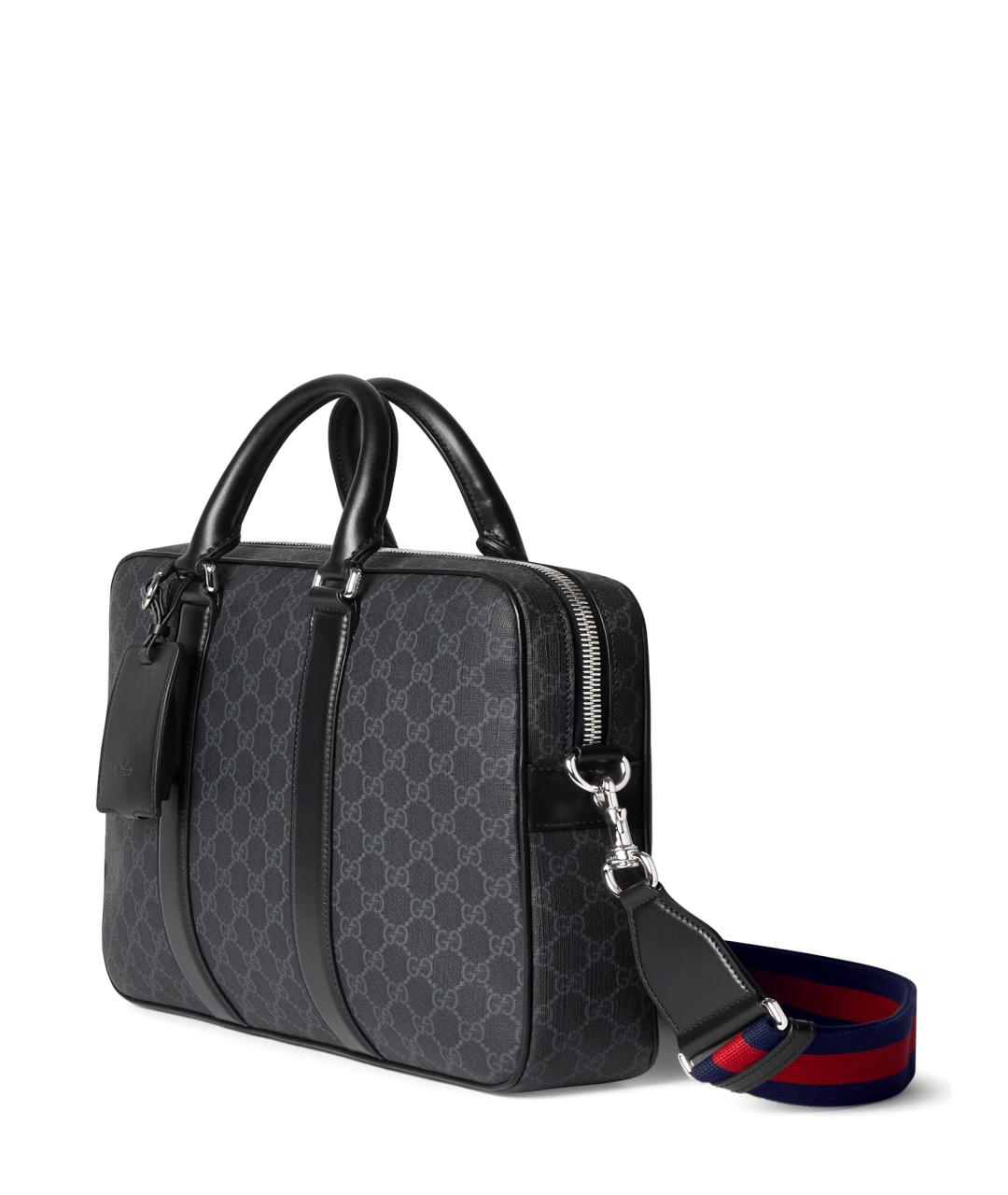 GUCCI Черный портфель, фото 3