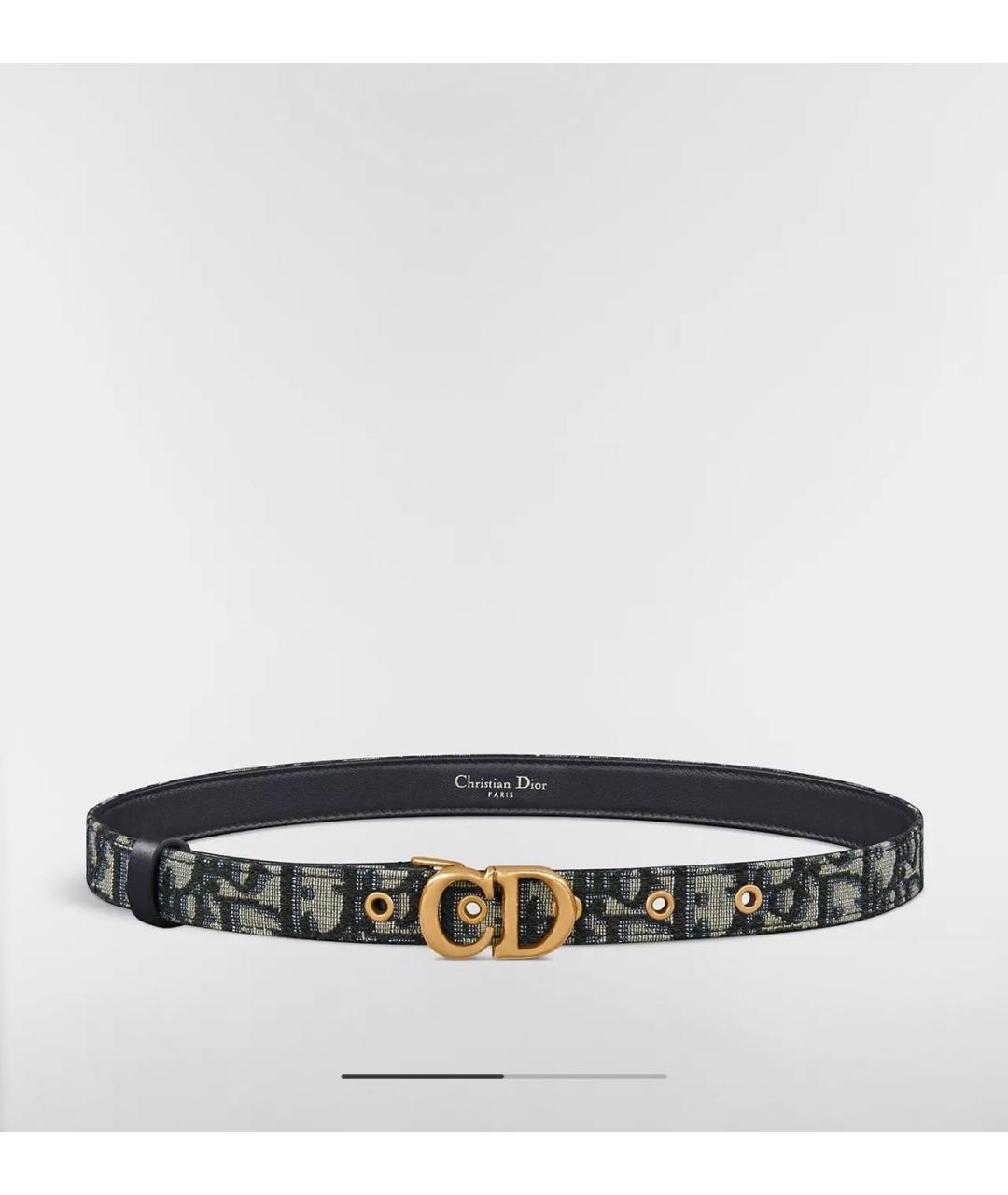 CHRISTIAN DIOR Серый ремень, фото 6