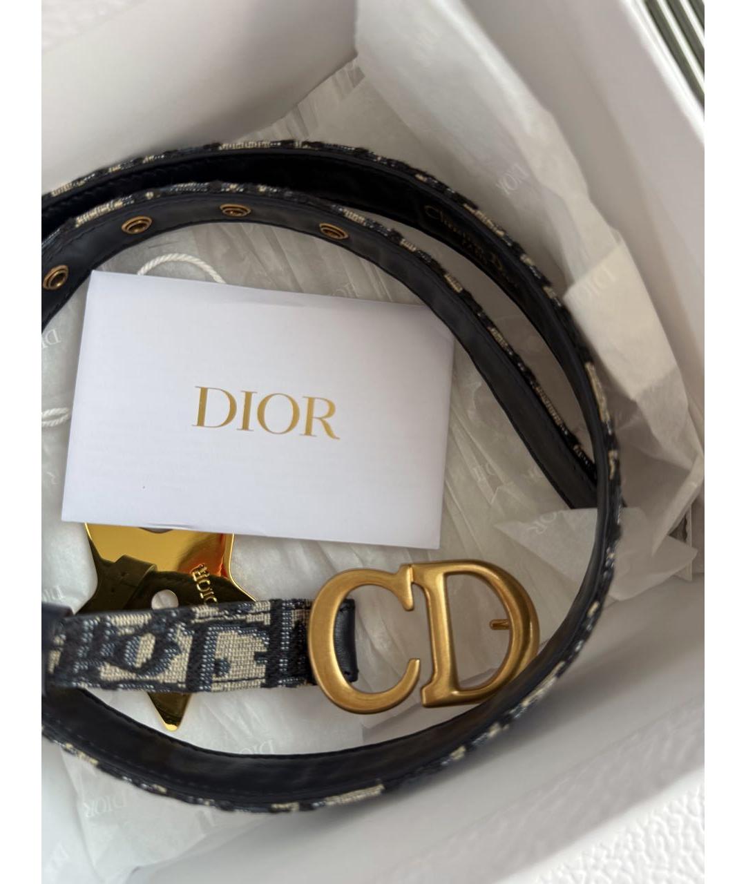 CHRISTIAN DIOR Серый ремень, фото 5