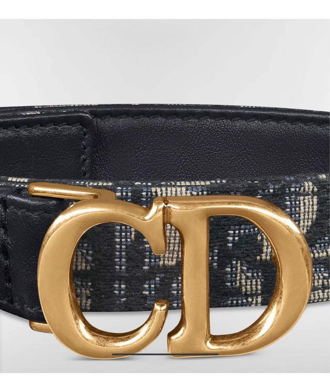 CHRISTIAN DIOR Серый ремень, фото 2