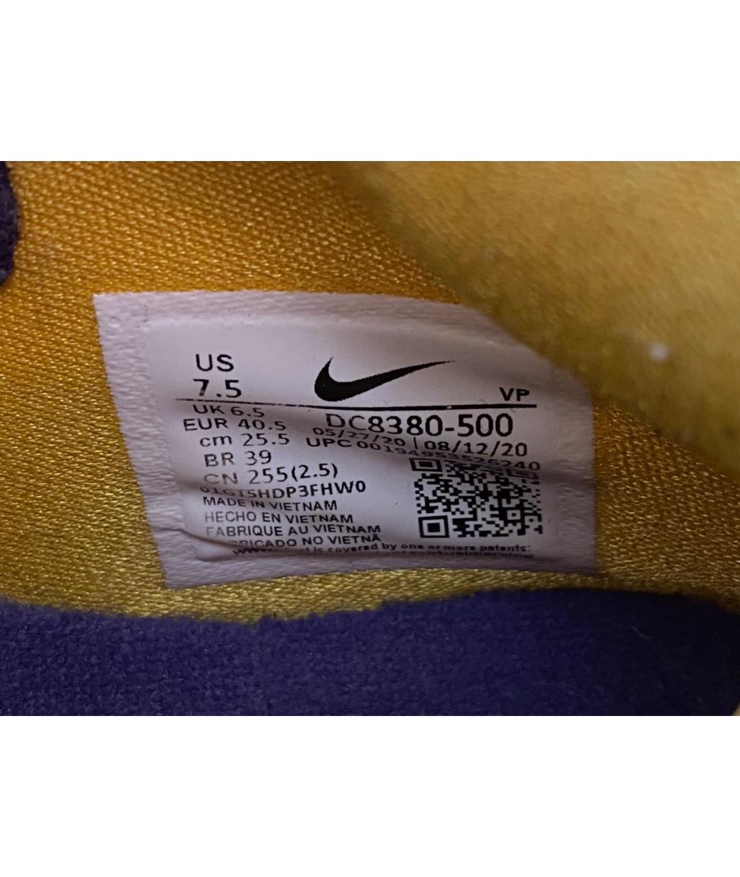 NIKE Мульти кожаные высокие кроссовки / кеды, фото 5