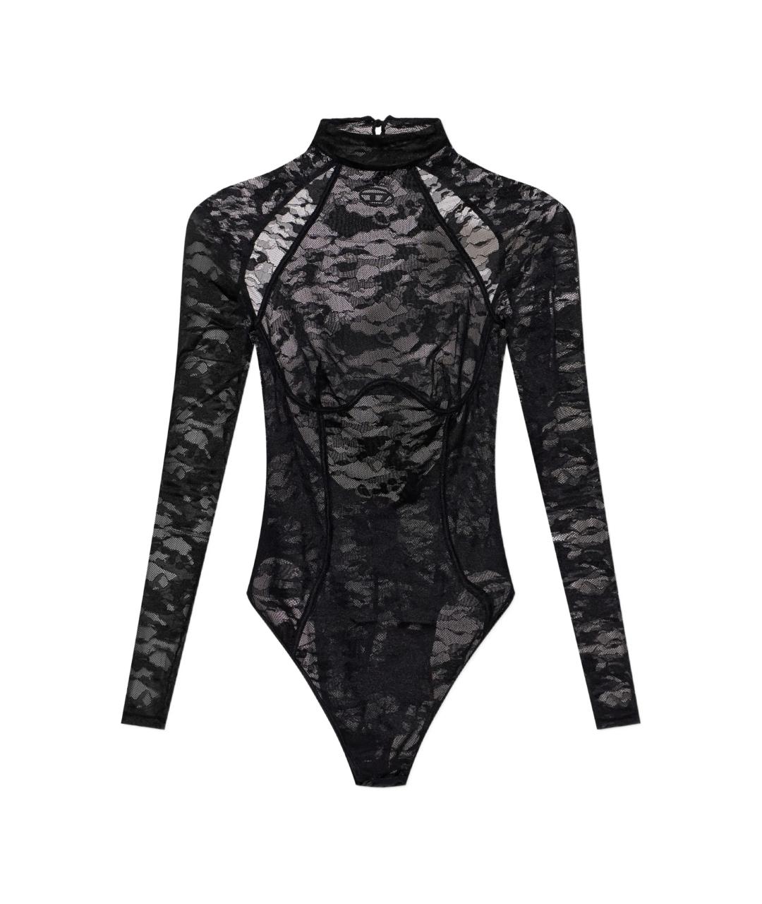 DIESEL Черное синтетическое боди, фото 1