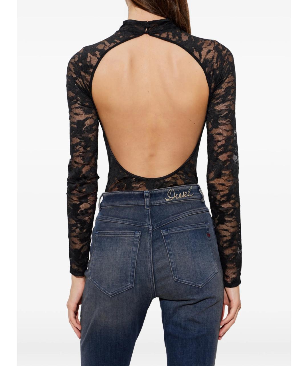 DIESEL Черное синтетическое боди, фото 4