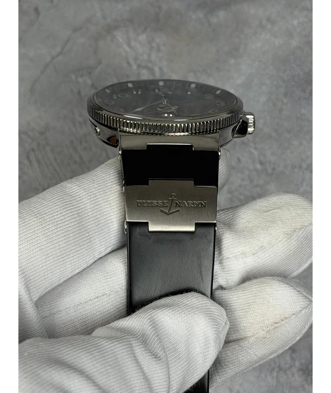 Ulysse Nardin Синие металлические часы, фото 4