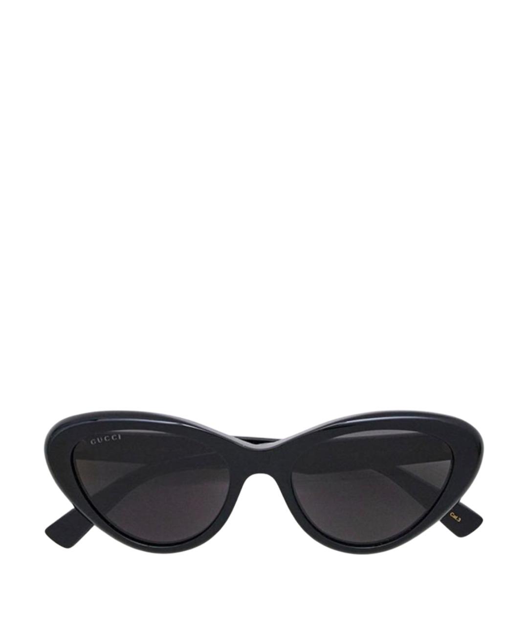 GUCCI Черные пластиковые солнцезащитные очки, фото 1