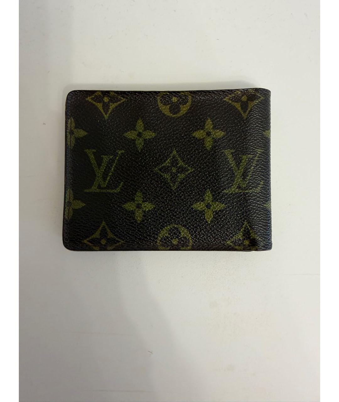 LOUIS VUITTON Коричневый кошелек, фото 2