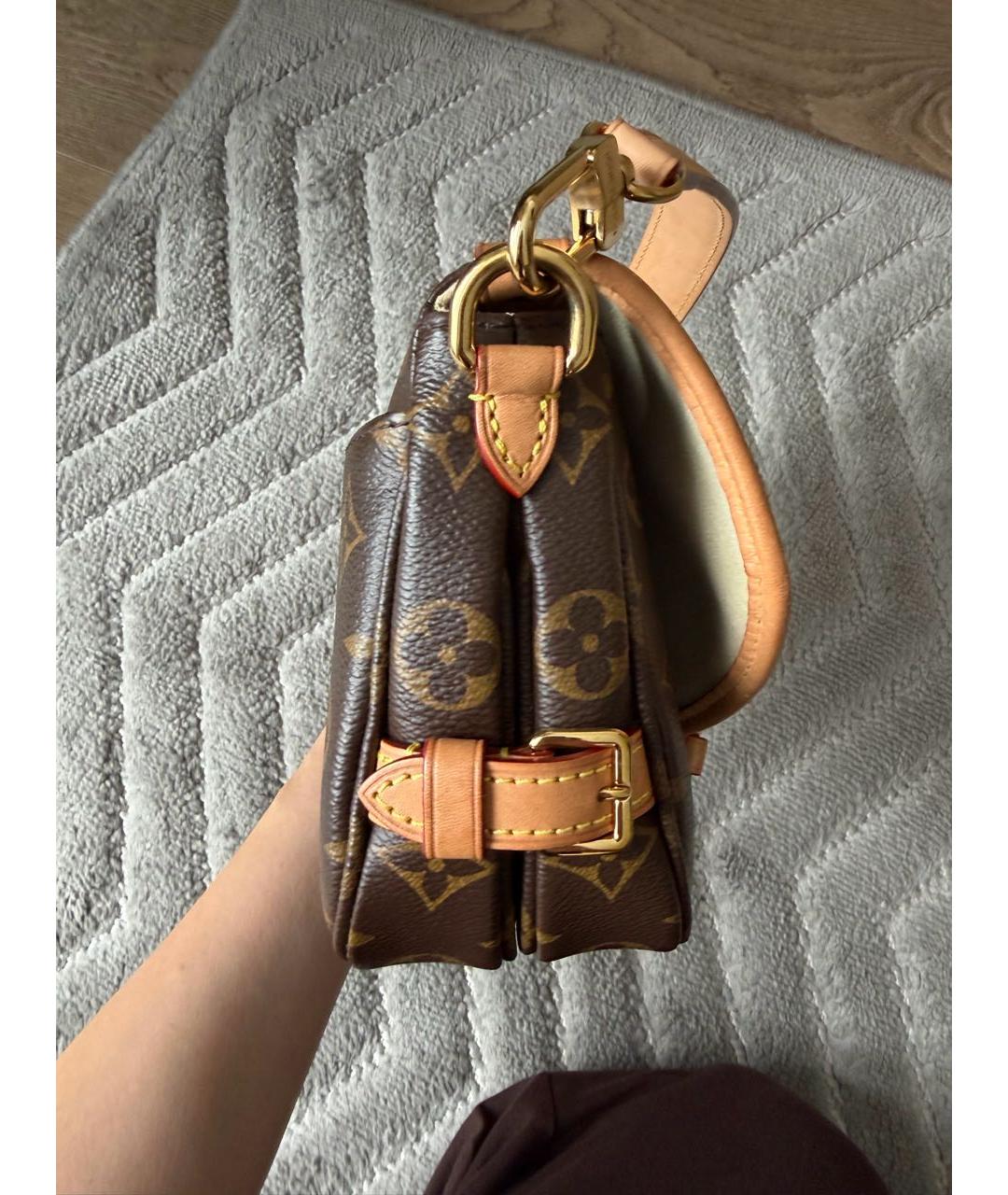 LOUIS VUITTON Коричневая сумка на плечо, фото 2