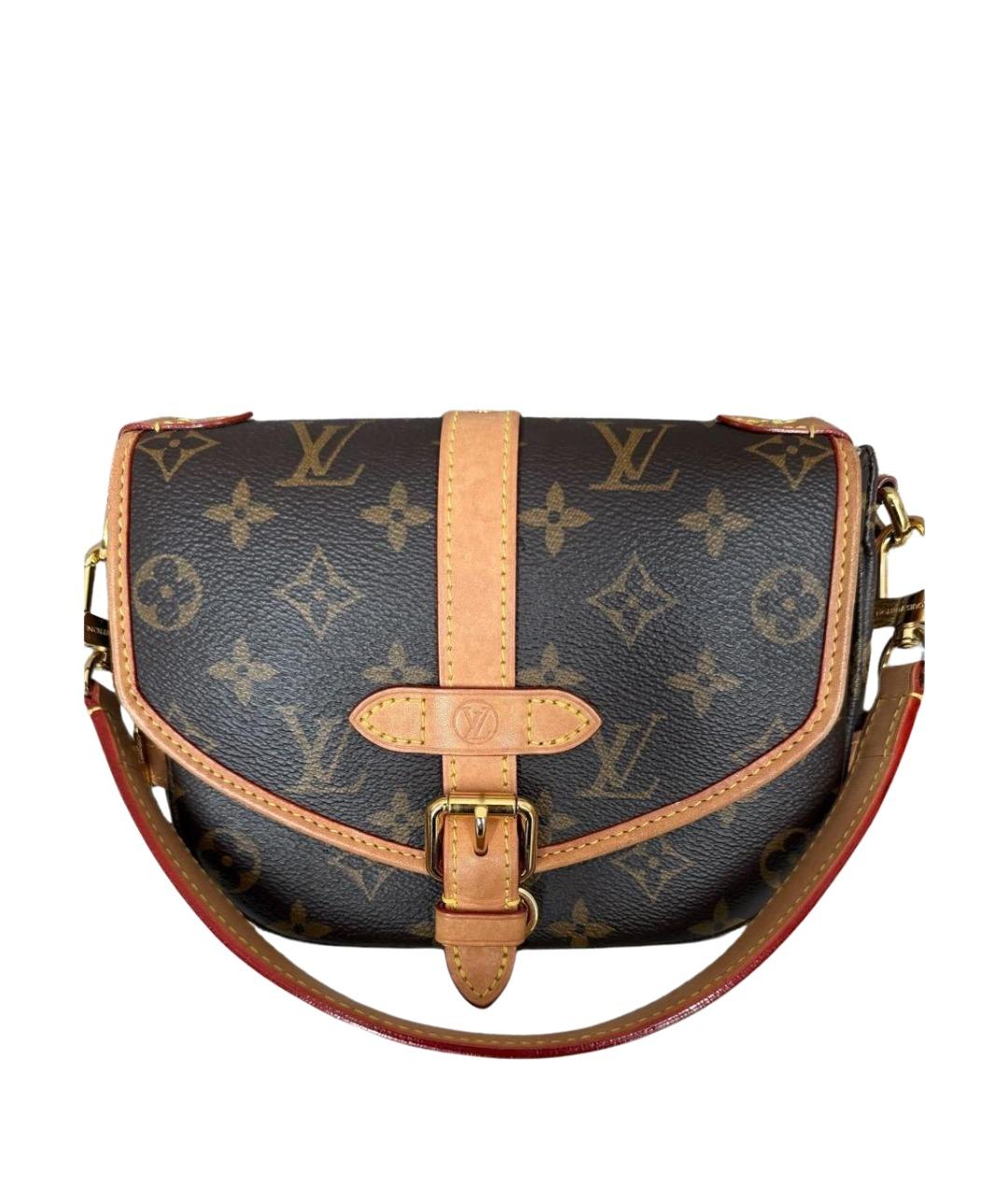 LOUIS VUITTON Коричневая сумка на плечо, фото 1