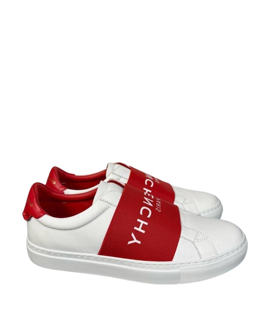 GIVENCHY Белые кожаные кеды, фото 1