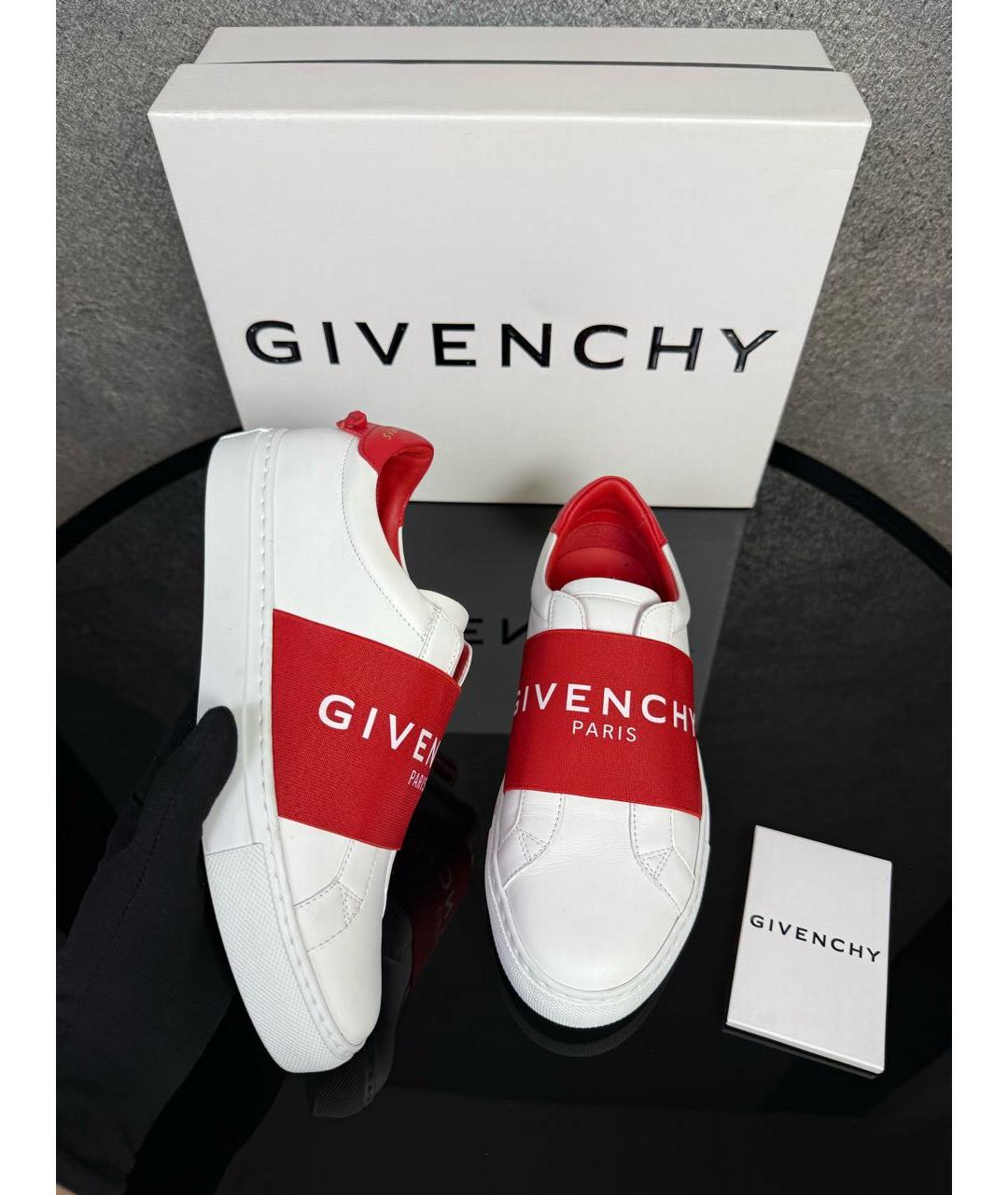 GIVENCHY Белые кожаные кеды, фото 6