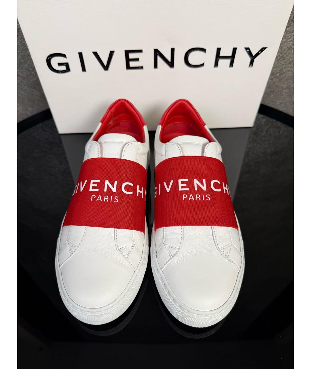 GIVENCHY Белые кожаные кеды, фото 2