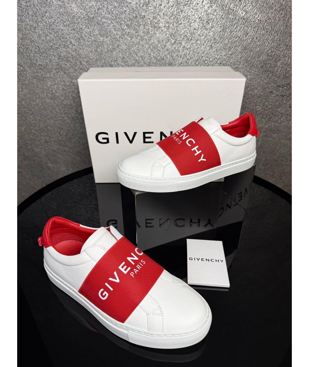 GIVENCHY Белые кожаные кеды, фото 5