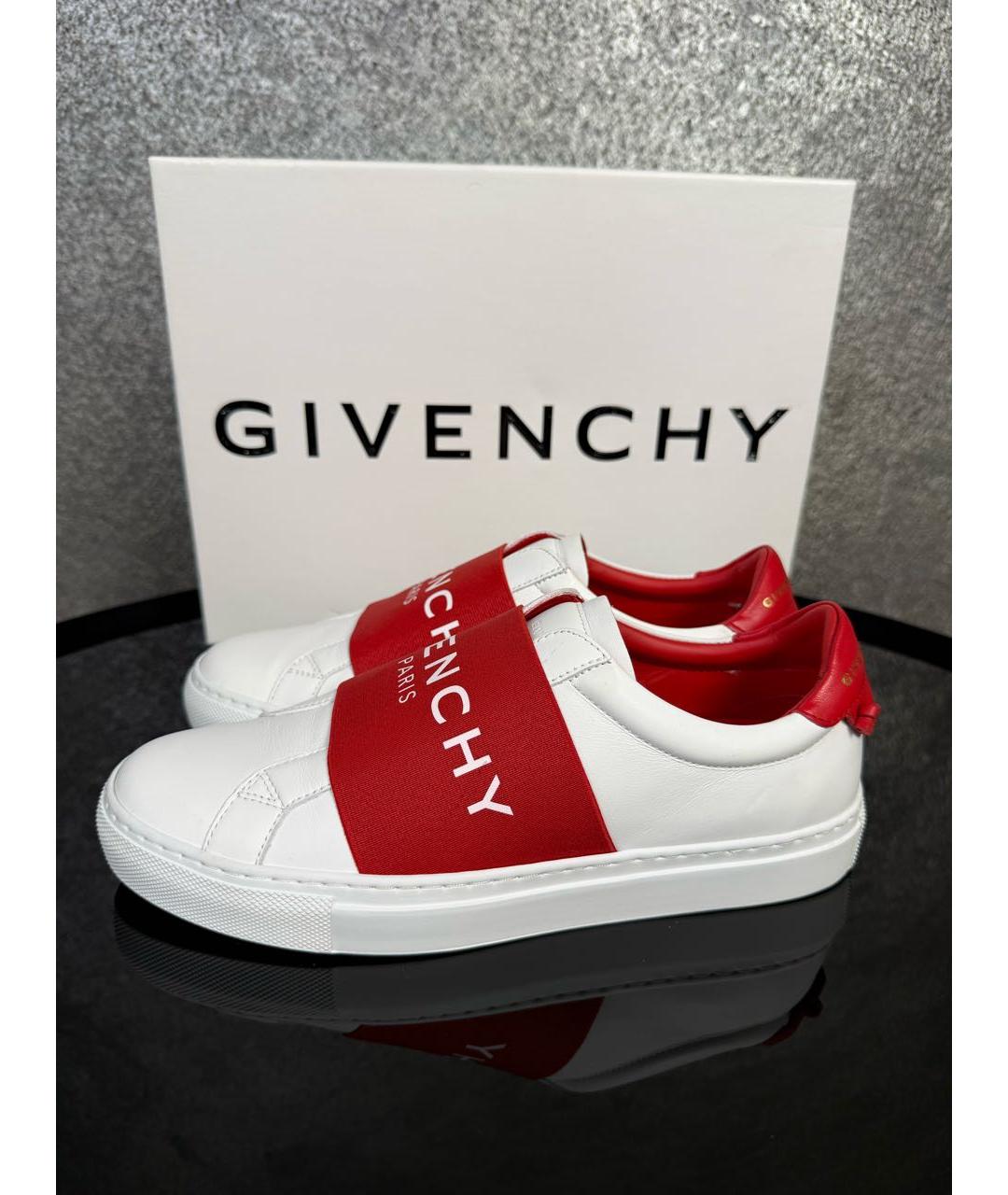 GIVENCHY Белые кожаные кеды, фото 9