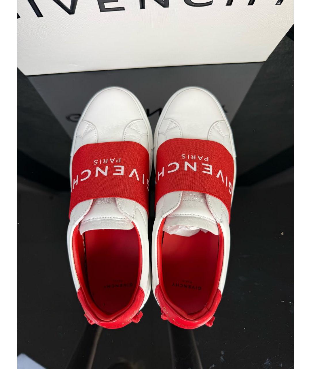 GIVENCHY Белые кожаные кеды, фото 3