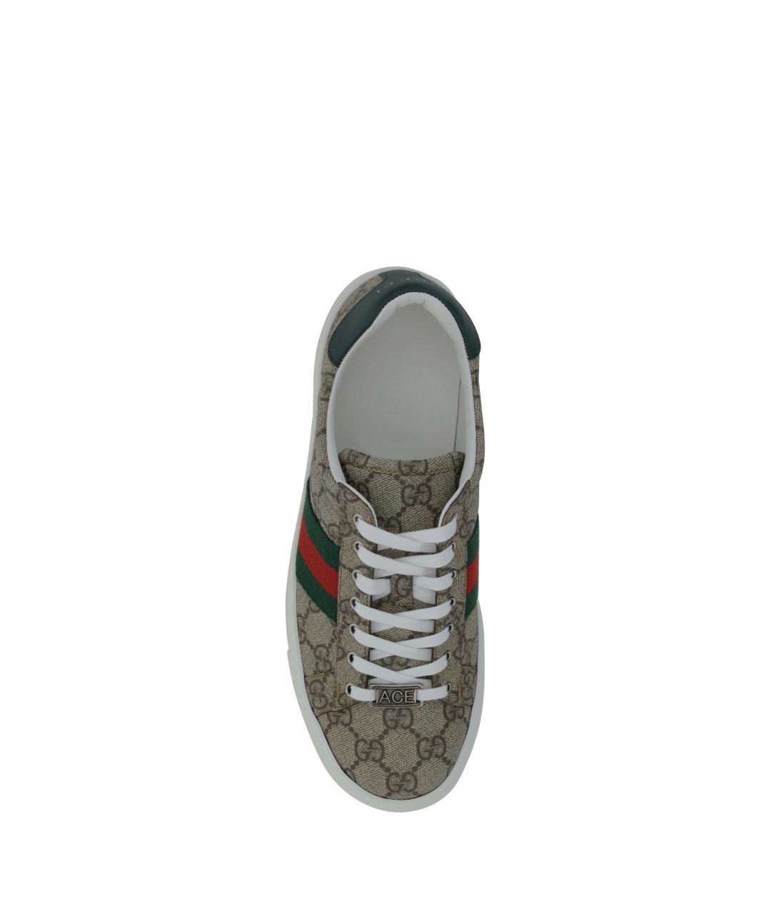 GUCCI Мульти текстильные кеды, фото 4