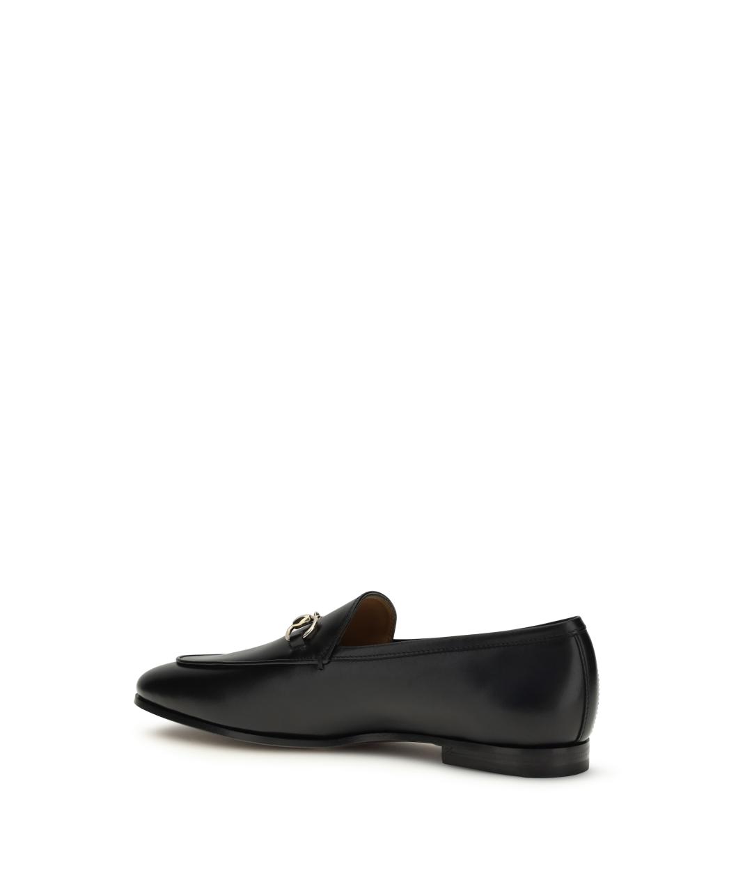 GUCCI Черные кожаные лоферы, фото 3
