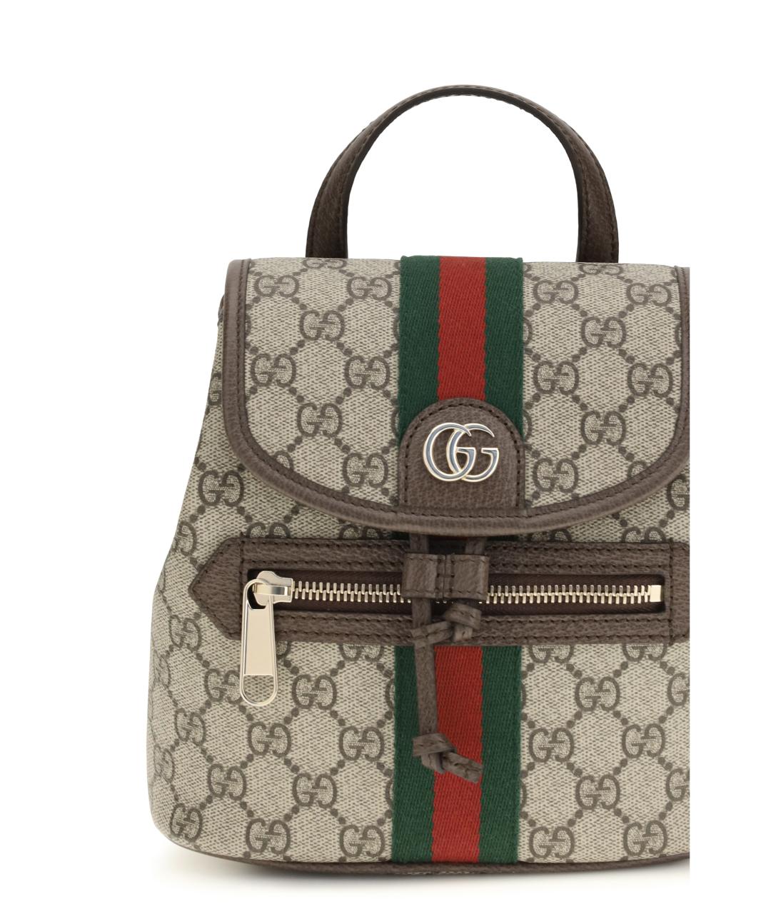 GUCCI Бежевый рюкзак, фото 3