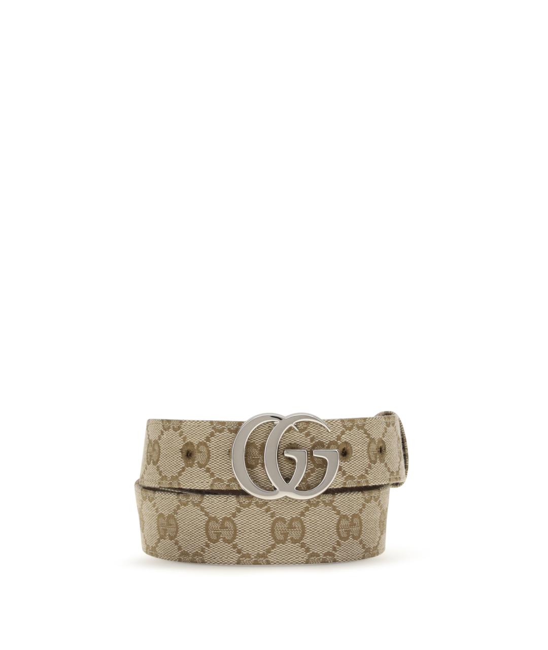 GUCCI Бежевый ремень, фото 1