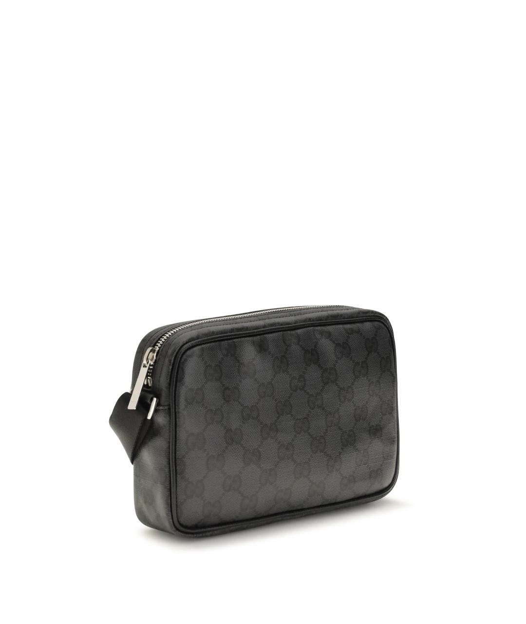 GUCCI Черная кожаная сумка на плечо, фото 2