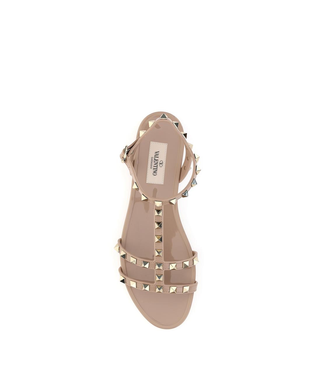VALENTINO Бежевые босоножки, фото 4