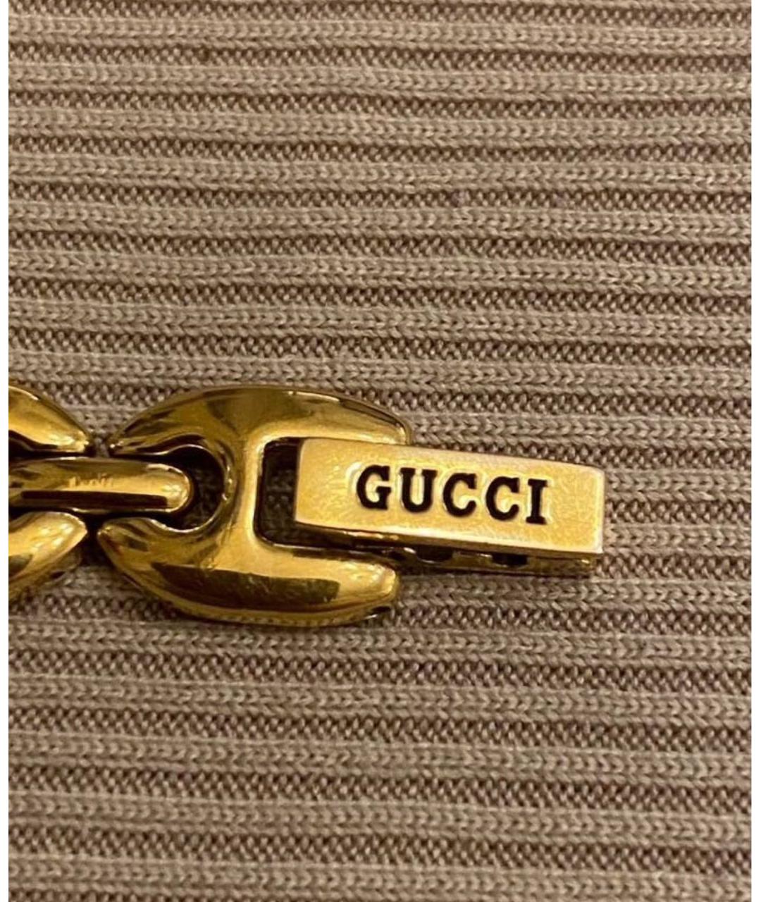 GUCCI Золотые стальные часы, фото 3