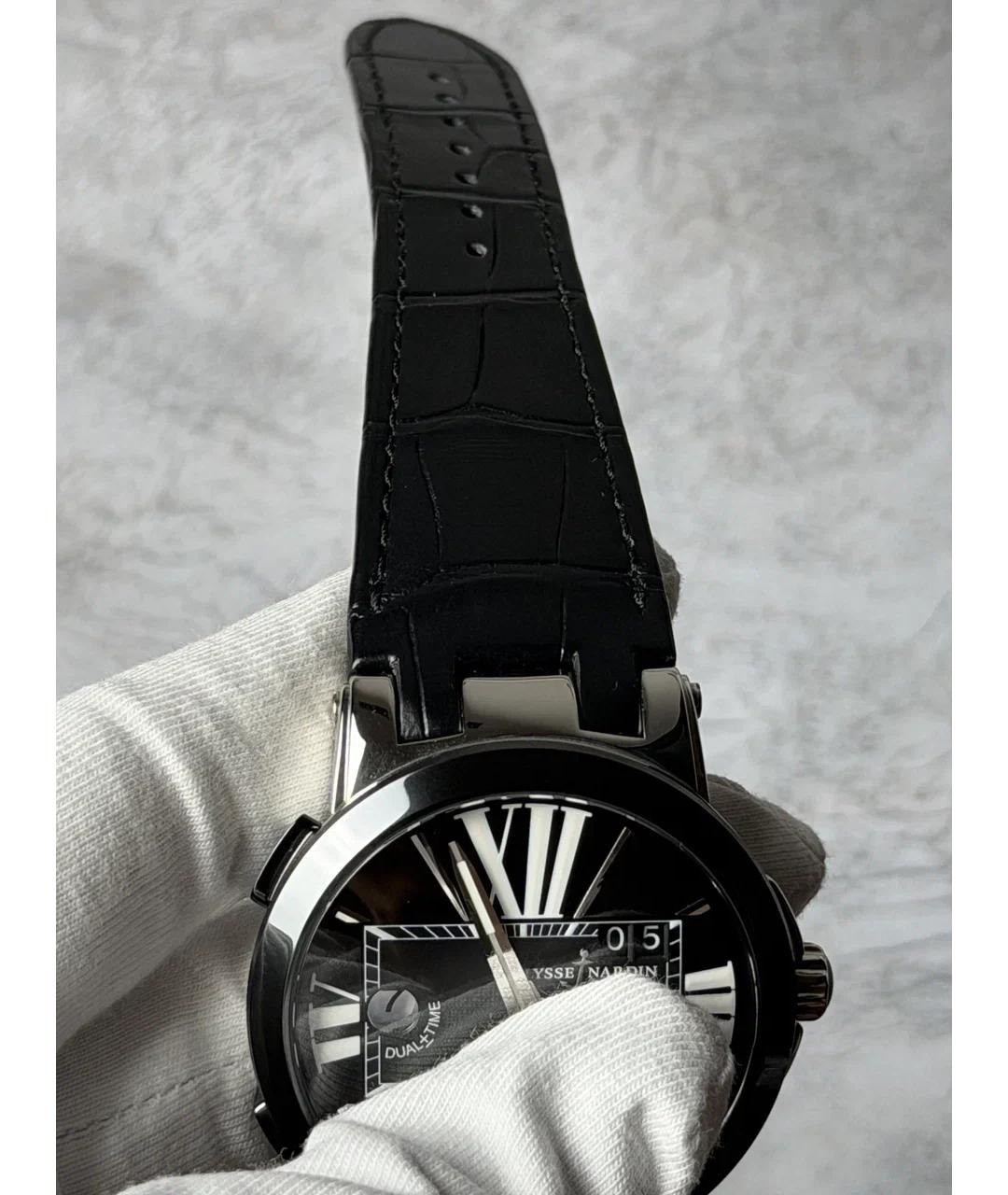 Ulysse Nardin Черные металлические часы, фото 4