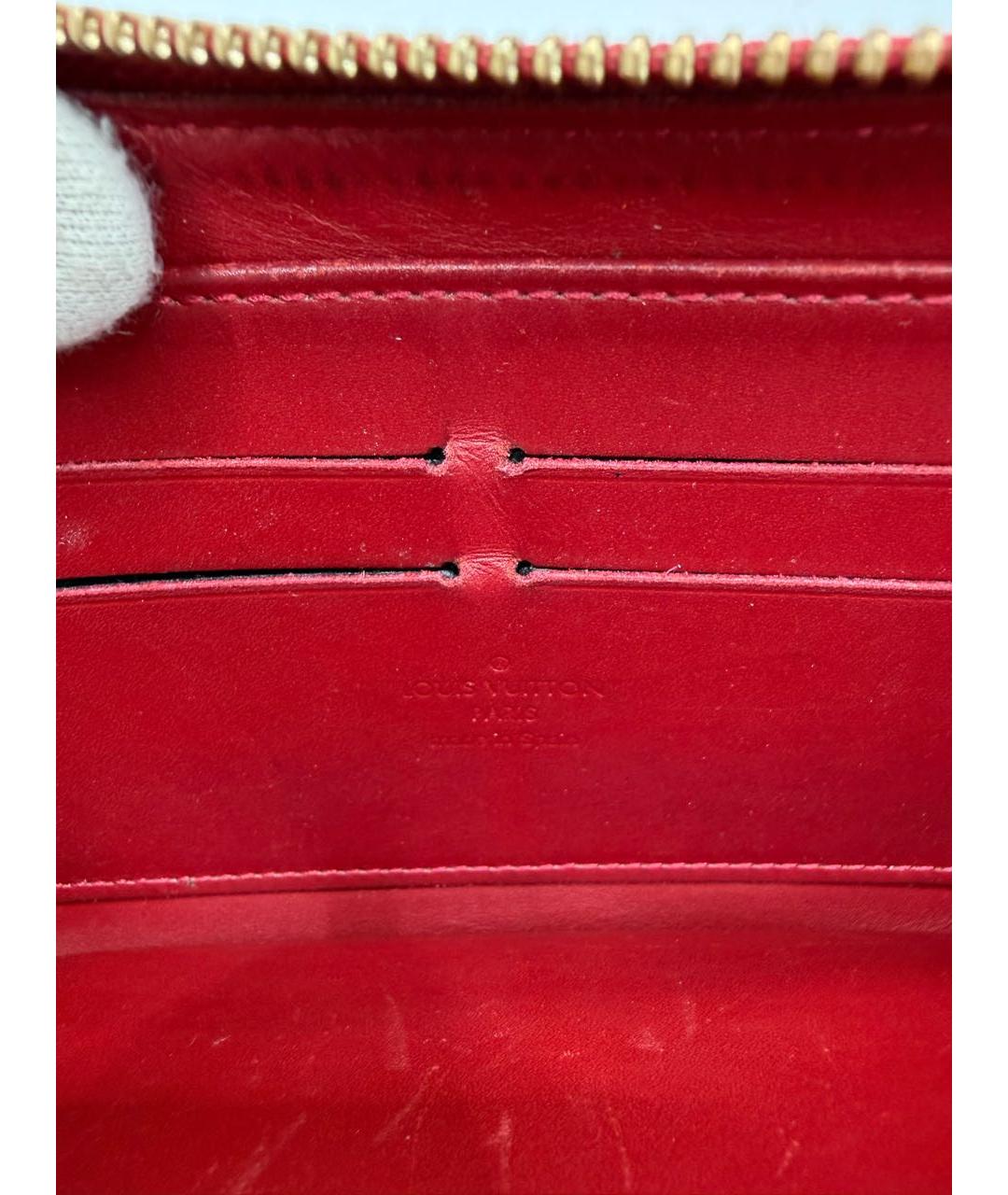 LOUIS VUITTON Красный кошелек, фото 6