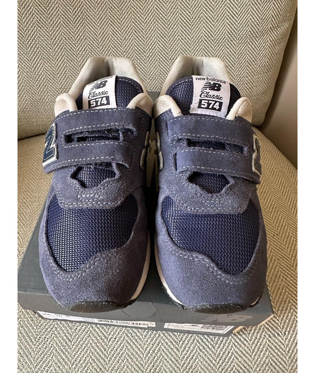 NEW BALANCE Темно-синие кеды, фото 2