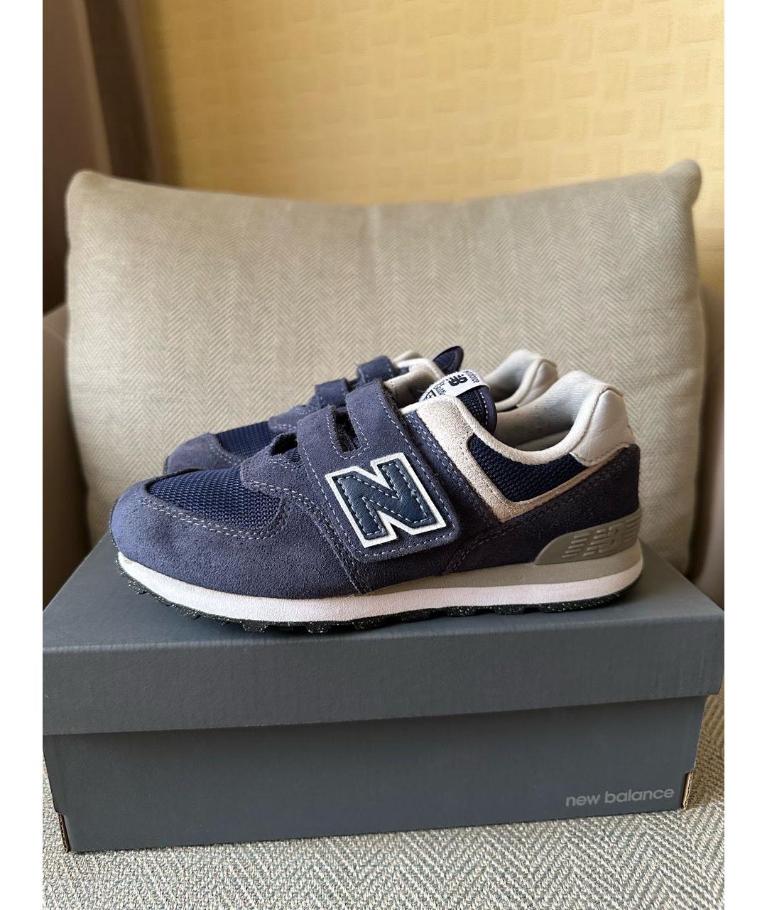 NEW BALANCE Темно-синие кеды, фото 4