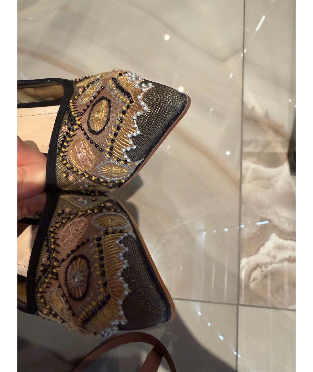 CHRISTIAN DIOR Бежевые туфли, фото 4