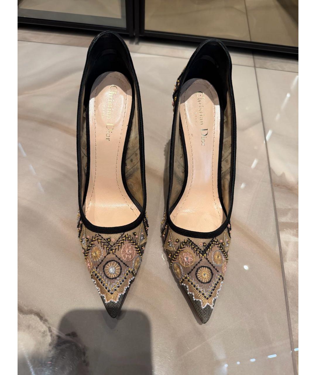 CHRISTIAN DIOR Бежевые туфли, фото 3